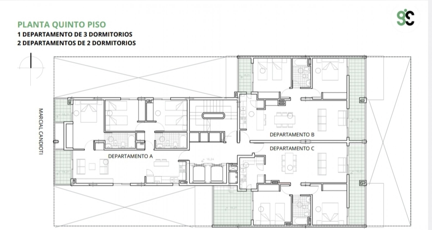 DEPARTAMENTOS 3 DORMITORIOS A ESTRENAR EN BARRIO CANDIOTI SUR CON FINANCIACION